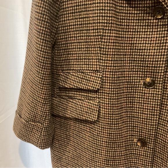 Lauren Ralph Lauren Dark Plaid Jacket with Buckle - Picture 10 of 13